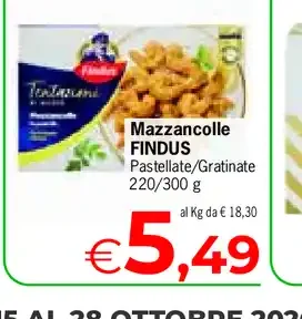 Mazzancolle Findus