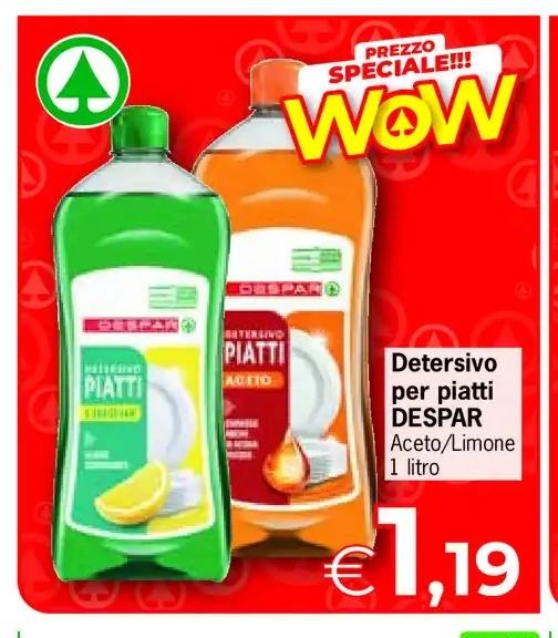 Detersivo per piatti Despar