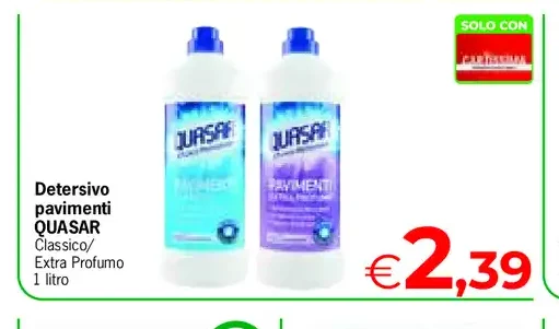 Detersivo pavimenti Quasar