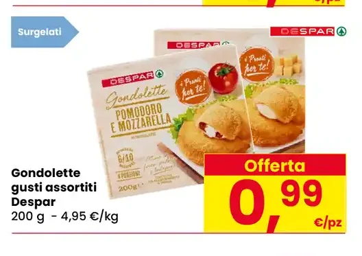 Gondolette gusti assortiti Despar