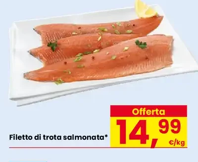 Filetto di trota salmonata