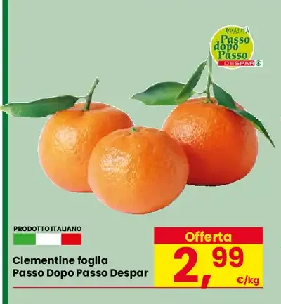 Clementine foglia Passo Dopo Passo Despar