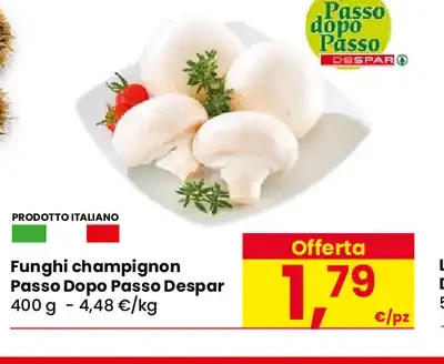 Funghi champignon Passo Dopo Passo Despar