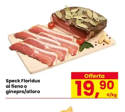 Speck Floridus al fieno o ginepro/alloro