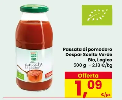 Passata di pomodoro Despar Scelta Verde Bio