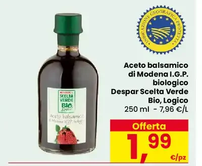 Aceto balsamico di Modena IGP biologico Despar
