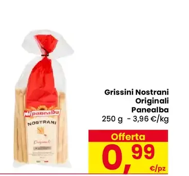 Grissini Nostrani Originali Pan e alba