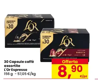 30 Capsule caffè L'Or Espresso