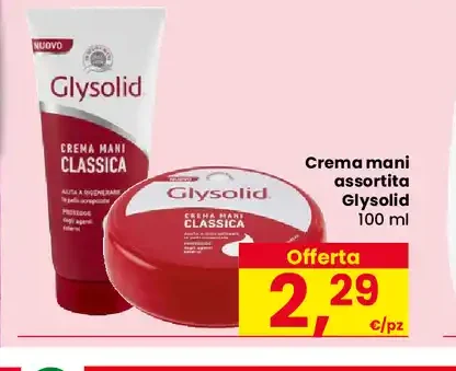 Crema mani assortita Glysolid