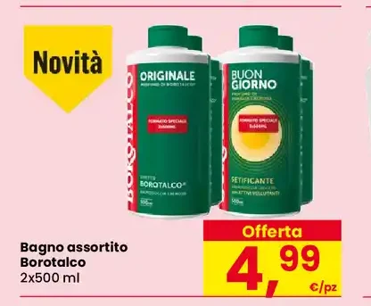 Bagno Borotalco assortito