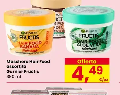 Maschera Hair Food Garnier Fructis assortita