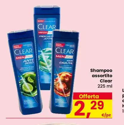 Shampoo Clear assortito