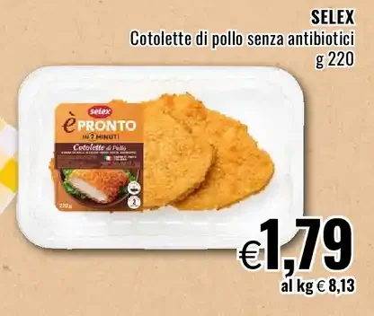 Cotolette di Pollo Senza Antibiotici