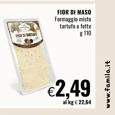 Formaggio a fette al tartufo