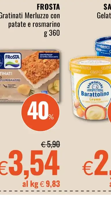 I Gratinati Merluzzo con patate e rosmarino