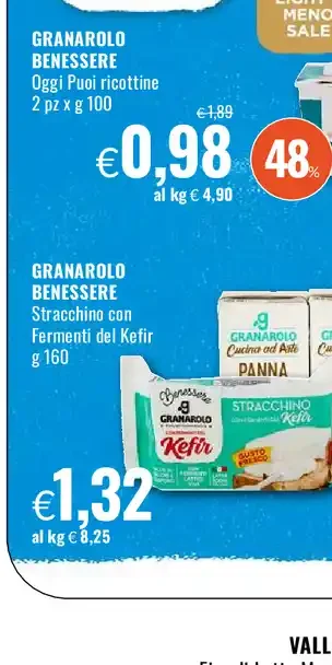 GranaroLo Benessere Yogurt Più Ricottine