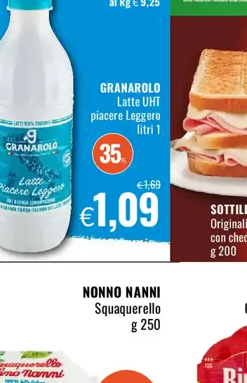 Granarolo Latte UHT Piacere Leggero
