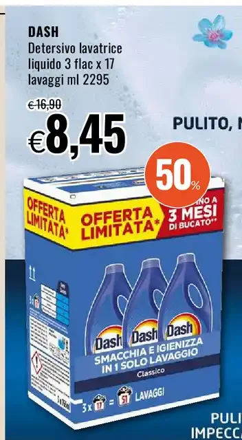 Detersivo lavatrice liquido