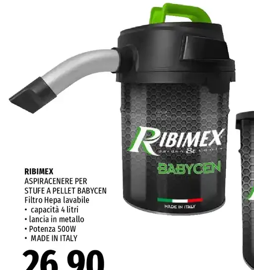 Aspiracenere per stufe a pellet