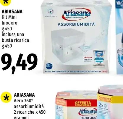 Kit mini inodore assorbiumidità