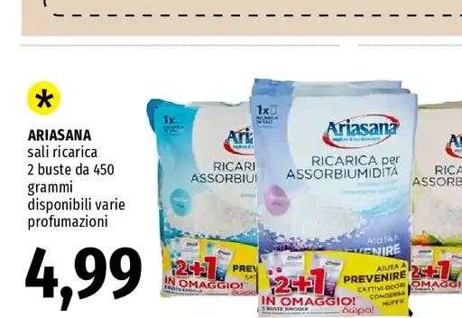Sali ricarica assorbiumidità