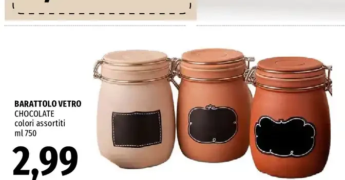 Barattolo vetro cioccolate