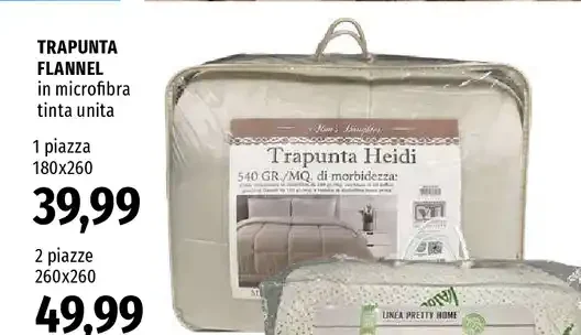 Trapunta flannel