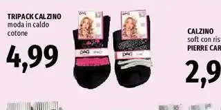 Tripack calzino moda in caldo cotone