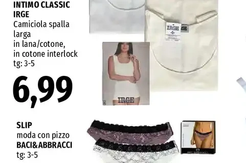 Canottiera spalla larga