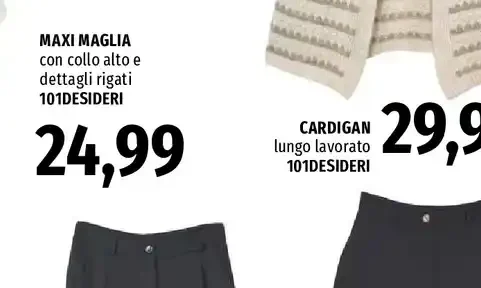 Maxi maglia con collo alto