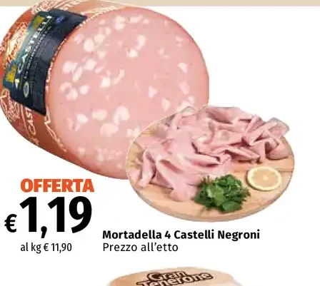 Mortadella 4 Castelli Negroni
