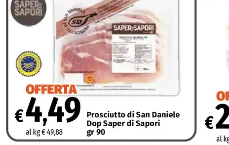 Prosciutto di San Daniele Dop Saper di Sapori