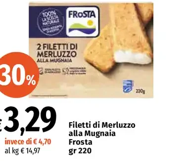 Filetti di Merluzzo alla Mugnaia