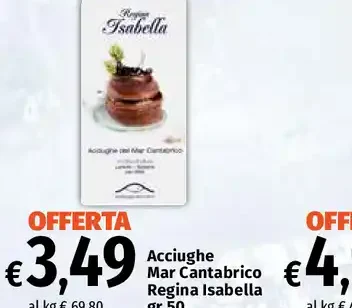 Acciughe Cantabrico Regina Isabella