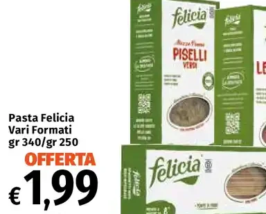 Pasta Felicia Vari Formati