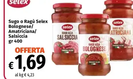 Sugo o Ragù Selex