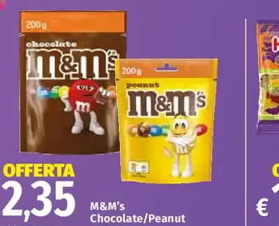M&M's Chocolate/Peanut