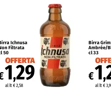 Birra Ichnusa Non Filtrata