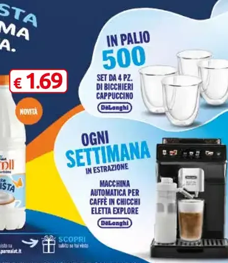 Set da 4 bicchieri cappuccino