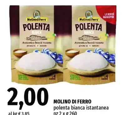 polenta bianca istantanea