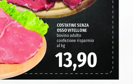costatine senza osso vitellone
