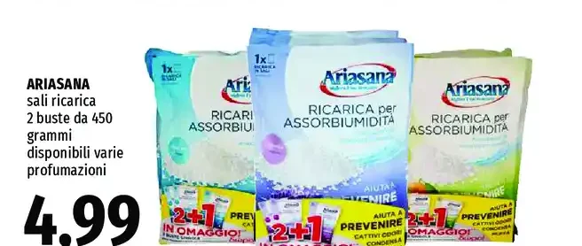 sali ricarica per assorbi umidità