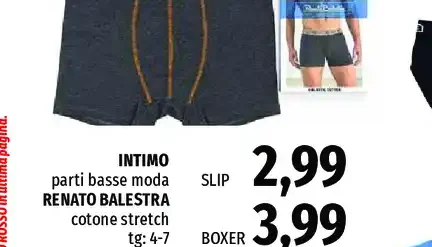 boxer intimo parti basse moda