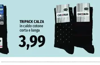 tripack calza in caldo cotone