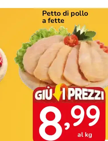 Petto di pollo a fette