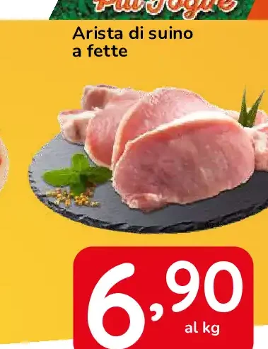 Arista di suino a fette