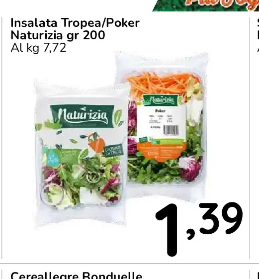 Insalata Tropea/Poker Naturizia