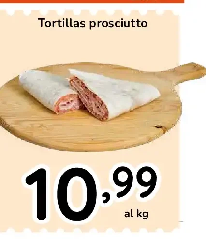 Tortillas prosciutto