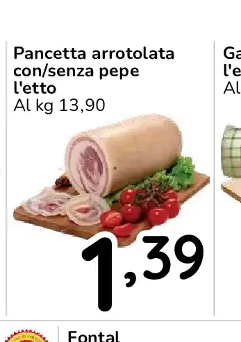 Pancetta arrotolata