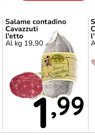 Salame contadino Cavazzuti